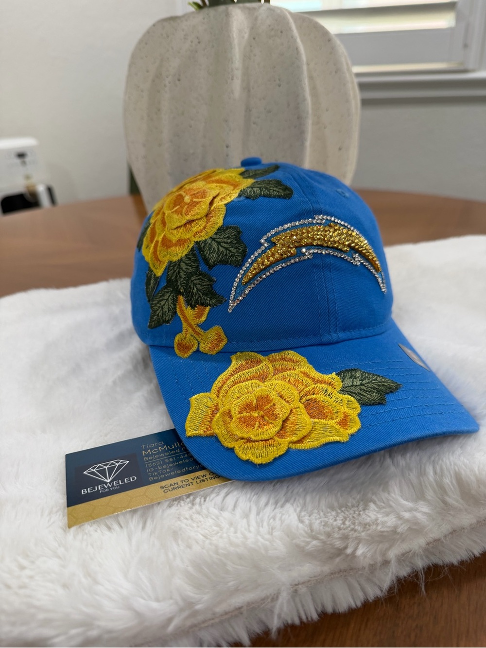 The Custom Los Angeles Chargers Dad Hat is HERE!